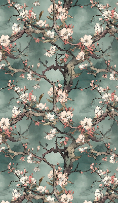 Store intérieur Fleurs sur l'arbre