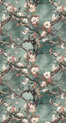 Store intérieur Fleurs sur l'arbre