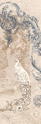 Store enrouleur Oiseaux vintage