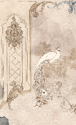 Store enrouleur Oiseaux vintage