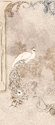 Store enrouleur Oiseaux vintage
