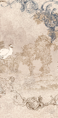 Store enrouleur Oiseaux vintage