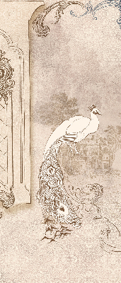 Store enrouleur Oiseaux vintage