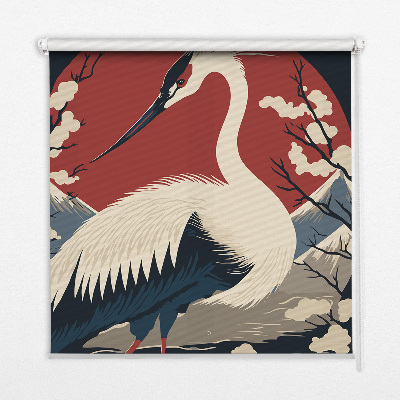 Store intérieur Grue dans l'eau