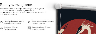 Store intérieur Grue dans l'eau