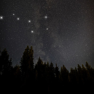 Store intérieur Les étoiles dans le ciel