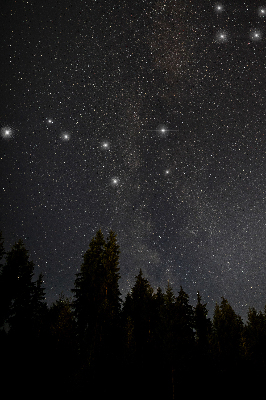 Store intérieur Les étoiles dans le ciel