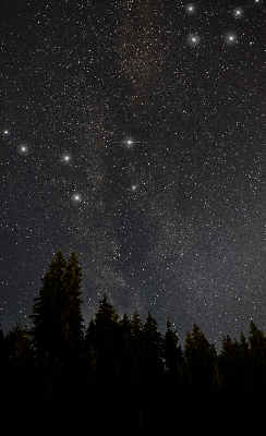 Store intérieur Les étoiles dans le ciel