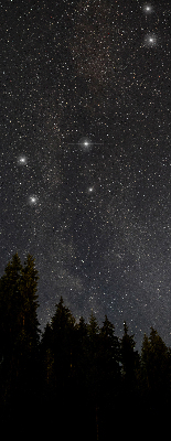 Store intérieur Les étoiles dans le ciel