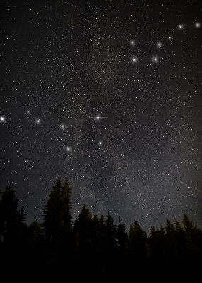 Store intérieur Les étoiles dans le ciel