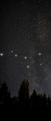 Store intérieur Les étoiles dans le ciel