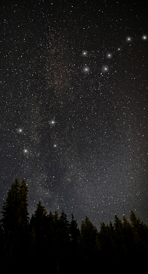 Store intérieur Les étoiles dans le ciel