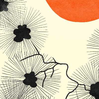 Store enrouleur Pissenlits