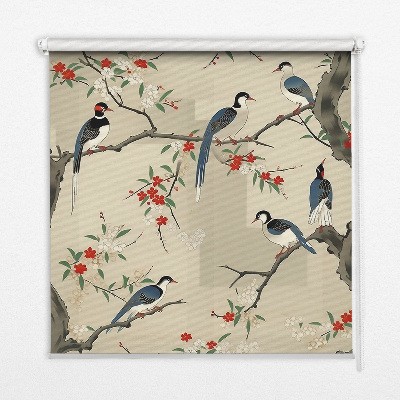 Store intérieur Oiseaux sur un arbre