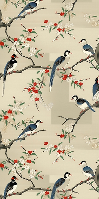 Store intérieur Oiseaux sur un arbre