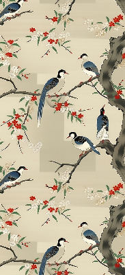 Store intérieur Oiseaux sur un arbre