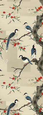 Store intérieur Oiseaux sur un arbre