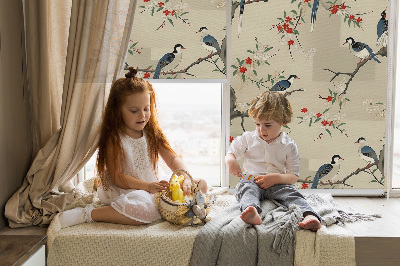Store intérieur Oiseaux sur un arbre