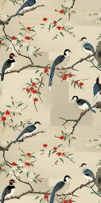 Store intérieur Oiseaux sur un arbre