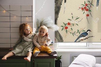 Store intérieur Oiseaux sur un arbre