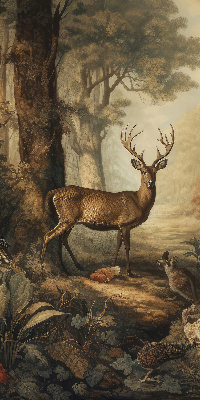 Store enrouleur Les animaux de la forêt