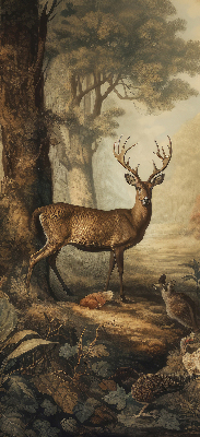 Store enrouleur Les animaux de la forêt