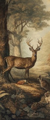 Store enrouleur Les animaux de la forêt