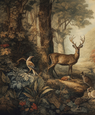 Store enrouleur Les animaux de la forêt