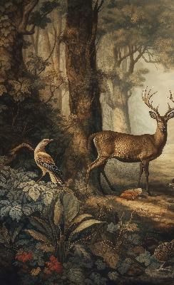 Store enrouleur Les animaux de la forêt