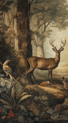 Store enrouleur Les animaux de la forêt