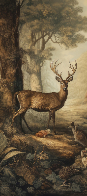 Store enrouleur Les animaux de la forêt