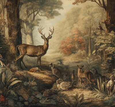 Store enrouleur Les animaux de la forêt