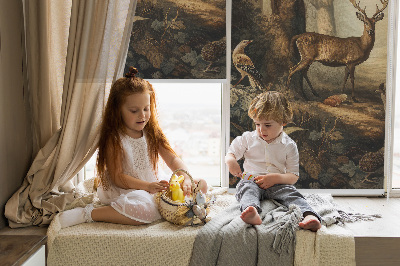 Store enrouleur Les animaux de la forêt