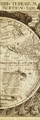 Store enrouleur Carte du vieux monde