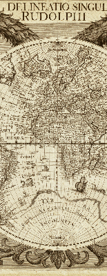 Store enrouleur Carte du vieux monde