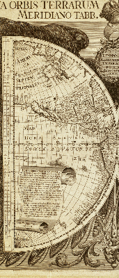 Store enrouleur Carte du vieux monde