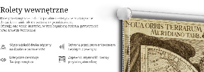 Store enrouleur Carte du vieux monde