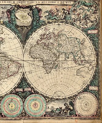 Store intérieur Carte du monde