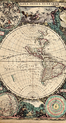 Store intérieur Carte du monde
