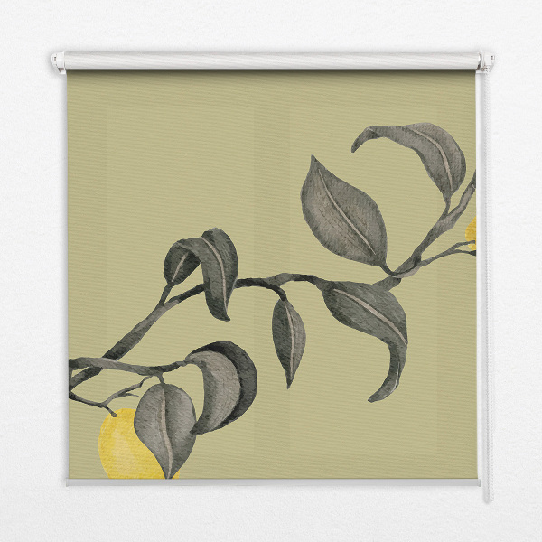 Store enrouleur Citrons sur l'arbre