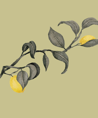 Store enrouleur Citrons sur l'arbre