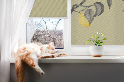 Store enrouleur Citrons sur l'arbre