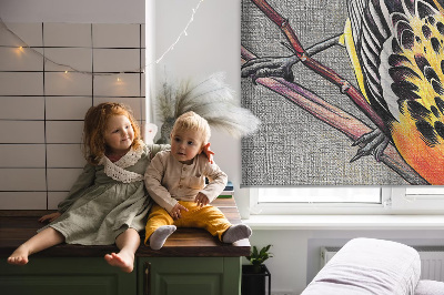 Store intérieur Un oiseau sur une branche