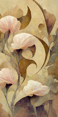 Store enrouleur Fleurs roses