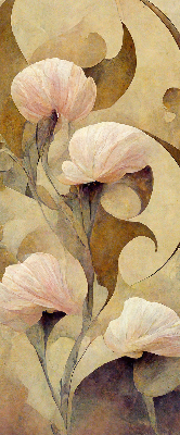 Store enrouleur Fleurs roses