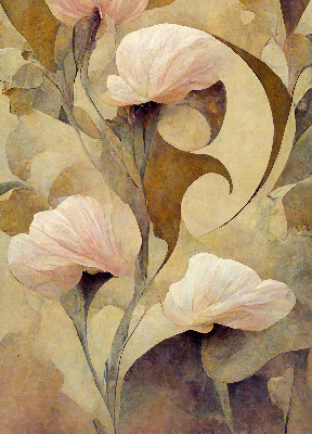 Store enrouleur Fleurs roses