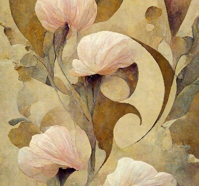 Store enrouleur Fleurs roses