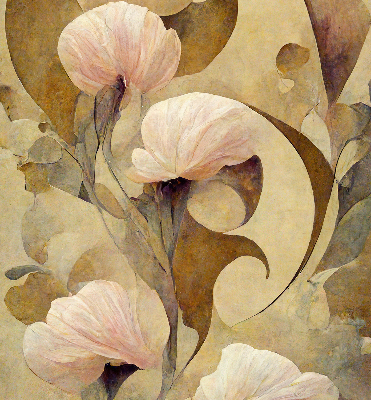 Store enrouleur Fleurs roses