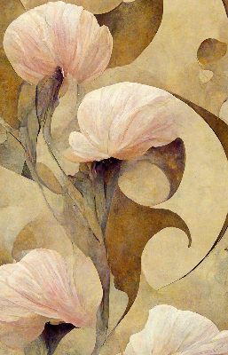 Store enrouleur Fleurs roses