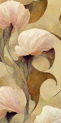 Store enrouleur Fleurs roses